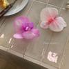 Sweet Orchid Flowers Hair Clip Elegant Sweet Barrettes Temperament Hair Accessories  Wedding