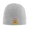 Unisex WomenMorocco Heart Flag Beanie Hats  Y2K Cool Knitted Hat Autumn Winter Outdoor Caps Custom Elastic Bonnet Hats