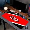 AC Milan Theme Mouse Pad, Non Slip Rubber Base, Multifunctional Office & Home Decor, Perfect for Workspace Personalization.