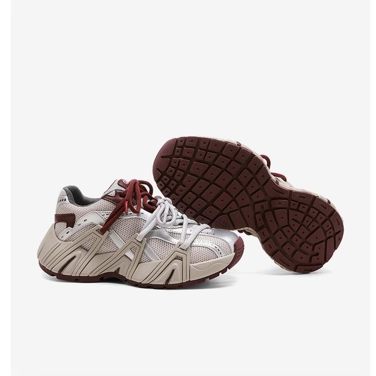 [Тот же стиль, что и у Хан Лу] Длина и высота 6 см~ Весенне-осенние ретро мандаринки на толстой подошве для увеличения роста папиных кроссовок,