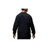 Jordan Essential Letter Logo Jacquard Collared Snap Coach Jacket Men Jackets Black DV7617-010