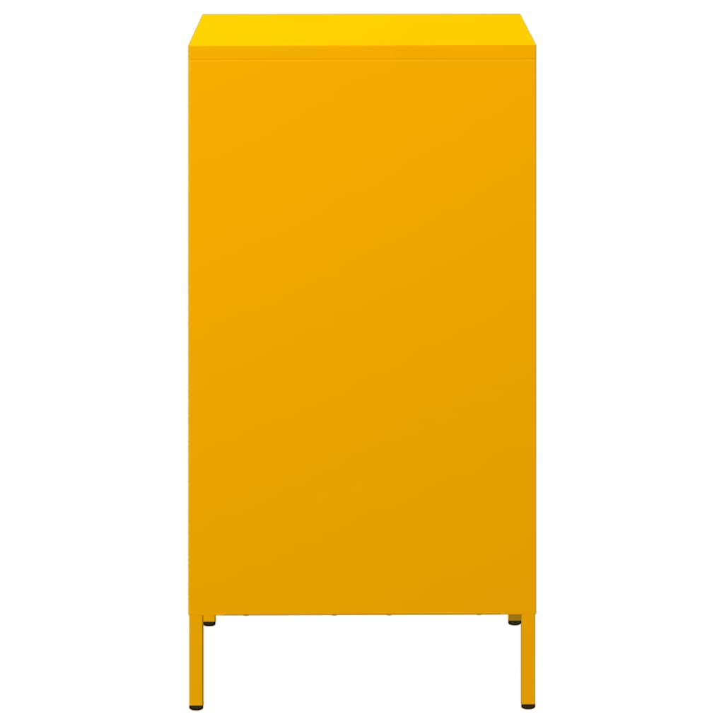 Sideboard Mustard Yellow 35 x 39 x 73.5 cm Cold Rolled Steel