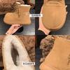 Bala Boots Women's New Thick-soled Thickened Bread Winter Snow Ugly Cute Big Head Velvet Warm Cotton Shoes