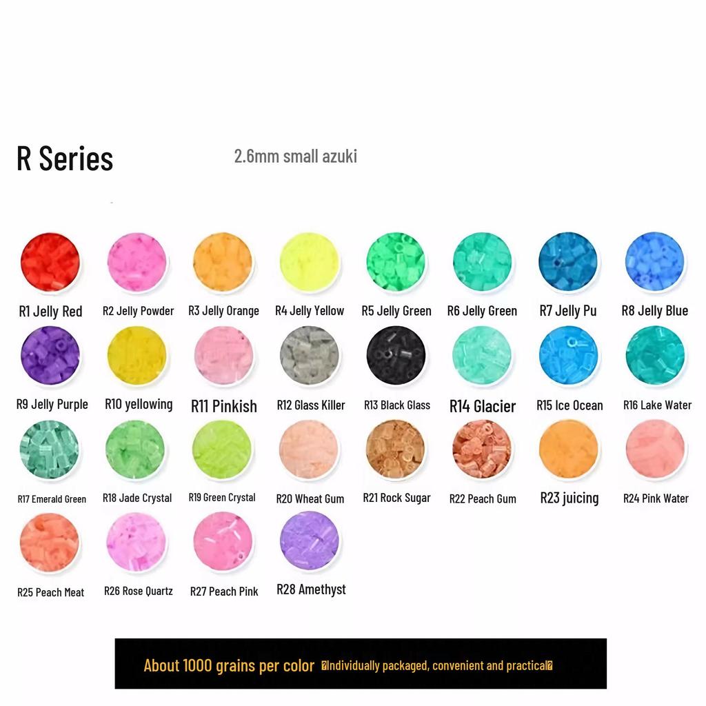 Fuse Beads Fusion Beads Set: 2.6mm Glow, Pearlescent, Jelly, Color-Change, Temperature-Change