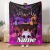 Custom Name Five Nights Freddy's Party blanket for Couch & Bed, Plush Cozy Fuzzy Blanket Super Soft & Warm Blankets for Fall and Winter. 0908137