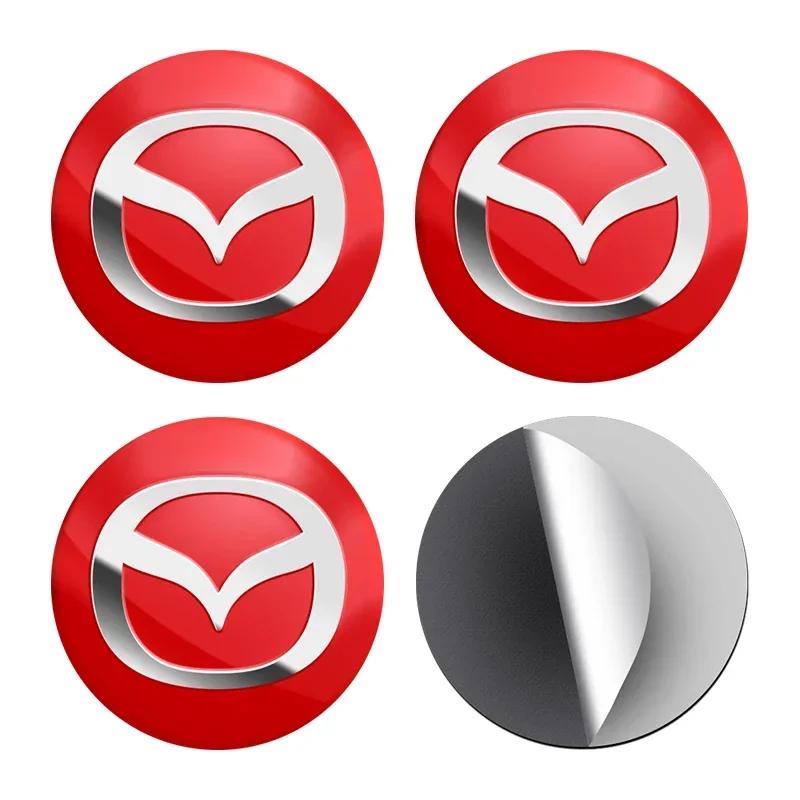 Наклейка-эмблема на центральный колпачок колеса автомобиля для Mazda 2 3 5 6 M5 Ms CX-4 CX-5 CX6 M3 M6 MX3 MX5 Автоаксессуары