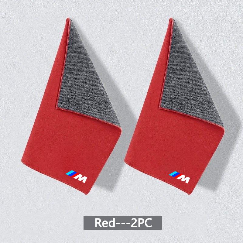 BBJS7 Car Cleaning Soft Brush Tool Dust Remover Suede Fleece Microfiber Wash Towel Rag For BMW M 1 2 3 4 5 7 Series X1 X3 X4 E46 E60