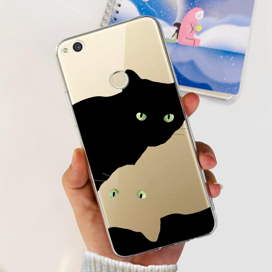 For Huawei P8 Lite 2017 Case P9 Lite 2017 Cover Fashion Marble Transparent Soft Bumper For Honor 8 Lite PRA-LX2 Nova Lite Covers