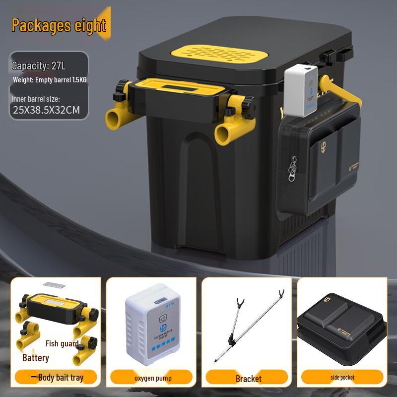 Campers Multi-functional Sit-on Fishing Box