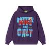 Mens Loose Streetwear Hoodie Letter Print Fleece Pullover Sweatshirt Youth