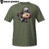 Grumpy Cow T-Shirt – Funny Angry Cartoon Farm Animal Design