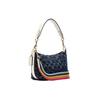 COACH Dempsey Textile, Leather Shoulder Bag, Handbag, Shoulder Bag, Crossbody Bag Small Women's Blue C2825-IMDEI