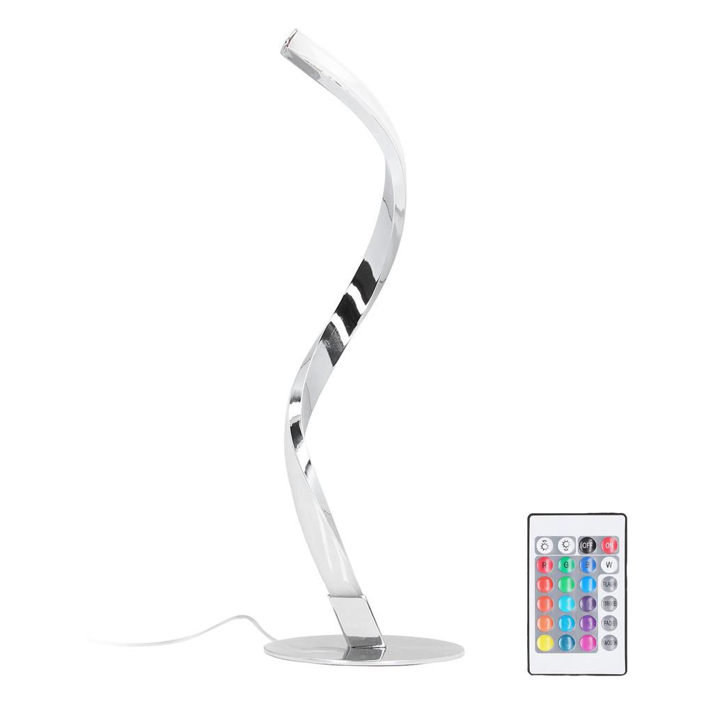 Современная спиральная настольная лампа многофункциональная RGB современная прикроватная тумбочка для спальни гостиной