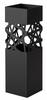 Azumaya-kk Umbrella Stand, Black, Steel, Removable Water Tray, Approx. W15.5 X D15.5 X H49cm, Slim, Square, for Entryways, LFS-186BK