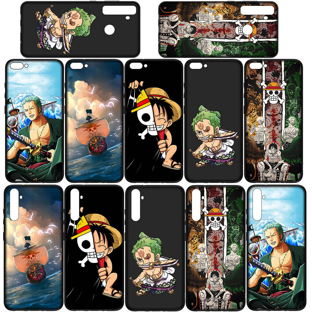 Для Samsung Galaxy S25 S24 S23 S22 Ultra FE Plus A37 A57 A56 A55 A06 A16 A15 A36 A26 A35 A05 A25 A54 A34 Чехол для телефона Ророноа Зоро Луффи One Piece