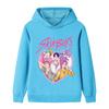 B1212 Детская толстовка с длинными рукавами и принтом Sajaboys Kpop Rumi Zoey Mira для мальчиков и девочек