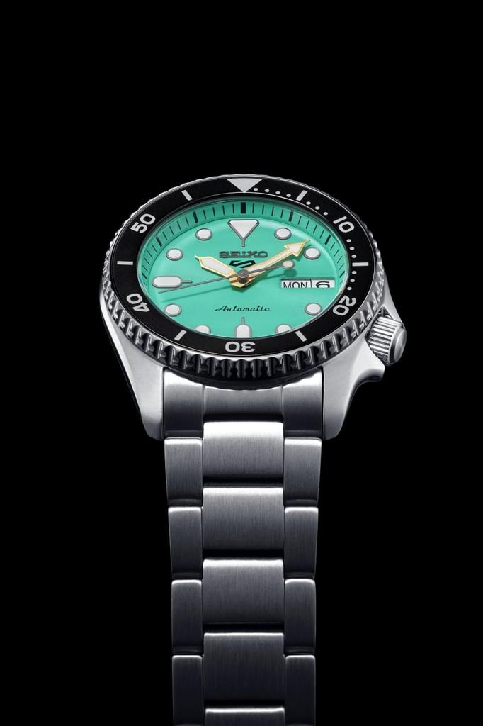 5 Sports SBSA229 Made in Japan Mechanical Automatic manual SKX Green Stainless Steel [Seiko Watch] Men's/Unisex Watch, (with winding), Mid-size,