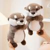 Soft and Cute Otter Doll Magnetically Sucked Otter Plush Play with Children's Companionship Doll Birthday Gift