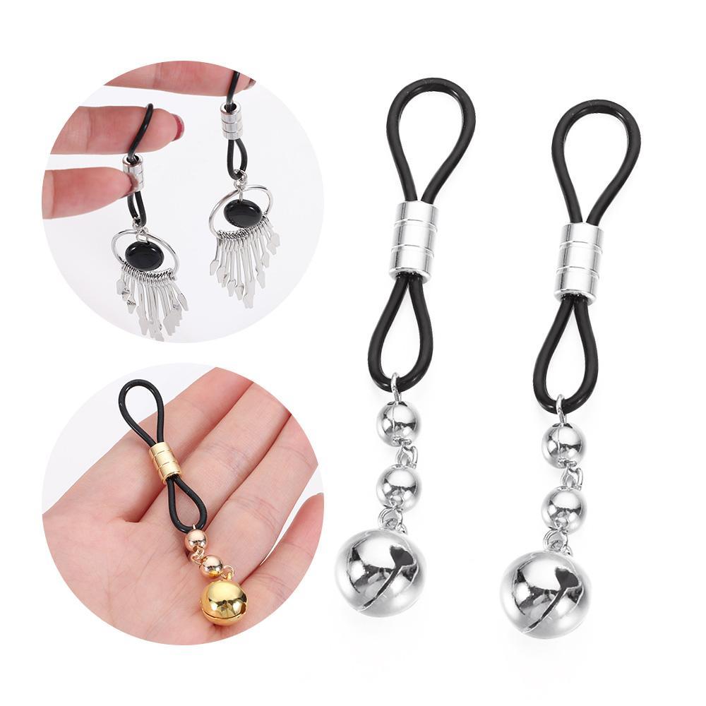 Piercing 316L Surgical Steel Body Jewelry Fake Nipple Rings Nipple Clamp Non Piercing Nipple Rings