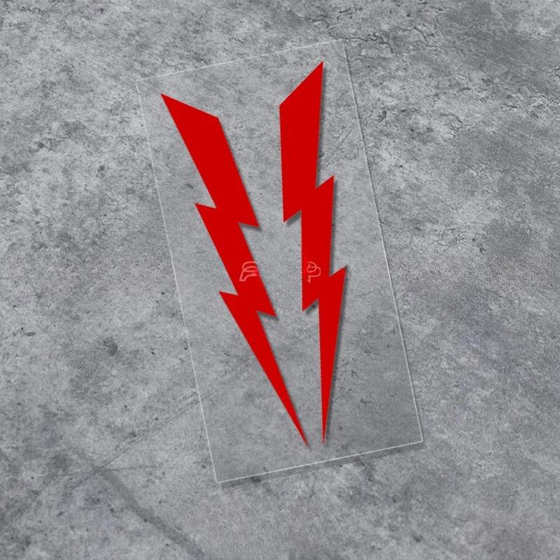 2pcs Lightning Motorcycle Stickers Car Decals DIY Moto Helmet Head Windshield Side Body for DUCATI KTM BMW YAMAHA Kawasaki Vespa