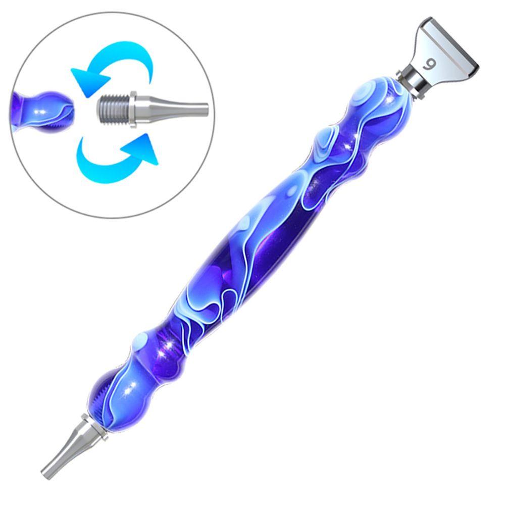 Cross Stitch Point Drill Pen Alloy Replacement Pen Heads Resin Diamond Painting Pen Resin Pen