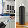 Stainless Steel Water Bottle | BIS-Approved | 900ml (Matte Black)