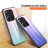 For Xiaomi Redmi Note 14 5G Case Anti-Scratch Tempered Glass+PC+TPU Phone Cover