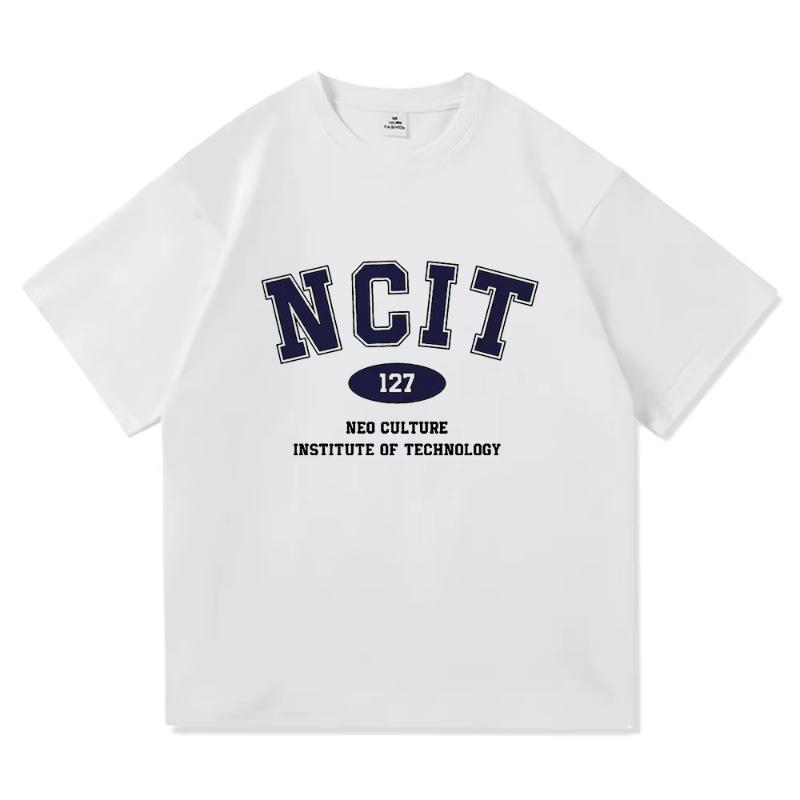 Футболка NCT 127 Модная Женская Харадзюку Эстетичная Уличная Классическая Футболка Унисекс Высокое Качество Винтажные Повседневные Хлопковые Футболки