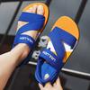 Fashion Men Open Toed Breathable Comfortable Non Slip Casual Lightweight Beach Sandals Trendy All-match Breathable Wear-Resistant Sandal
