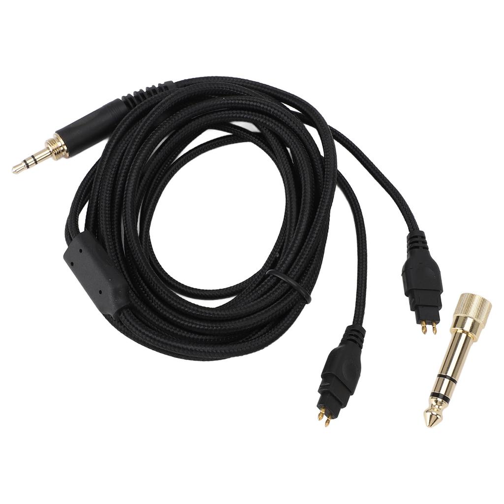 3.5mm Headphone Cable 6.56FT PVC Headphone Replacement Cable with 6.35mm To 3.5mm Adapter for HD580 