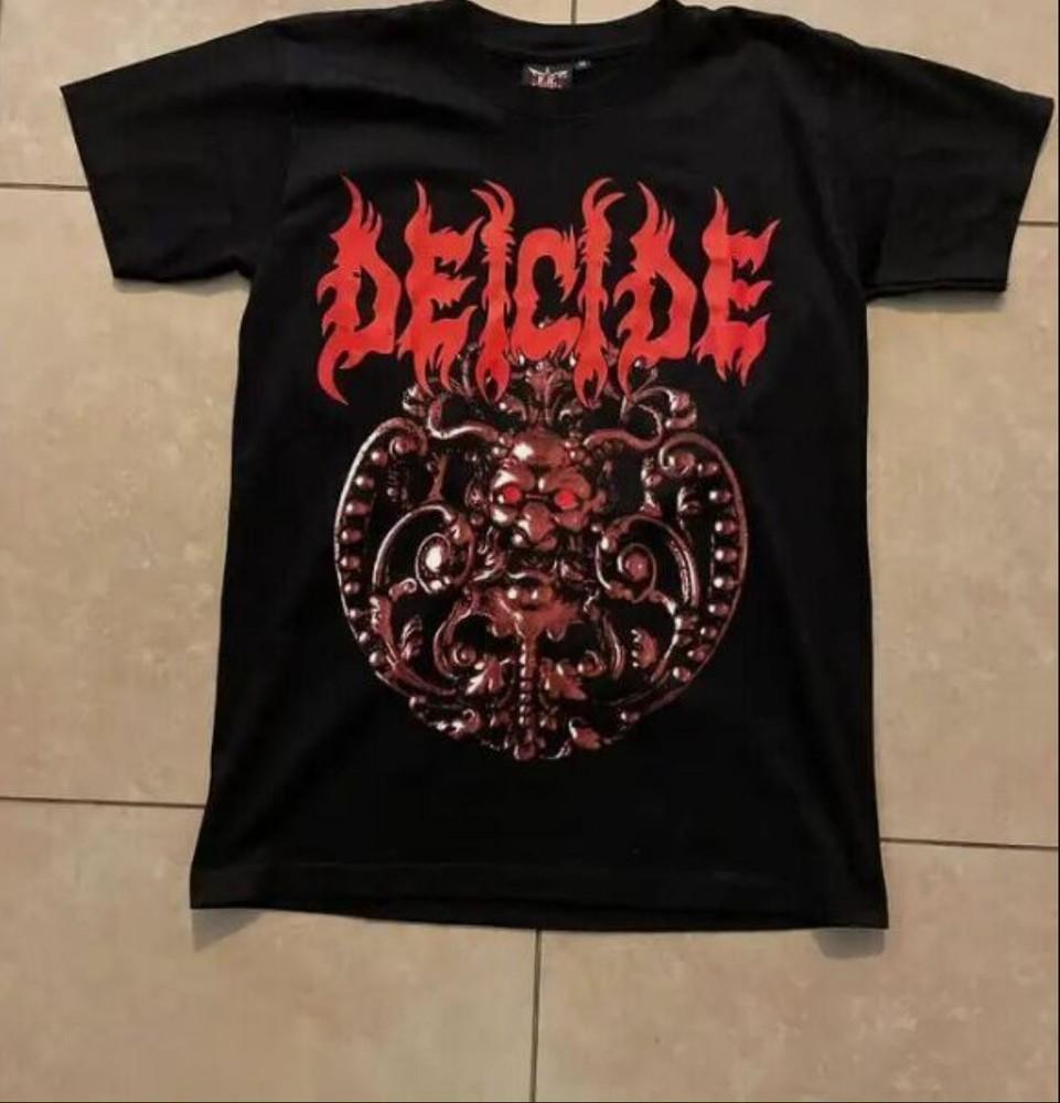 Винтажная футболка группы Deicide Унисекс Хлопок Мужская Женская S-5XL