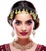 Black Arab Gypsy Fairy Headband with Gold Coins Carnival