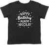 Personalised Happy Birthday Auntie Boys Girls Childrens Kids T-Shirt