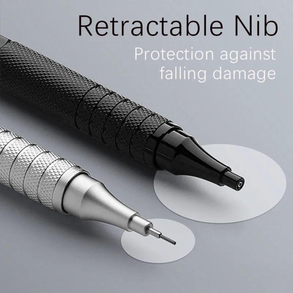 Stationery Automatic Pencil Metal Propelling Pencil Creative Sketch Pencil Office School Supplies