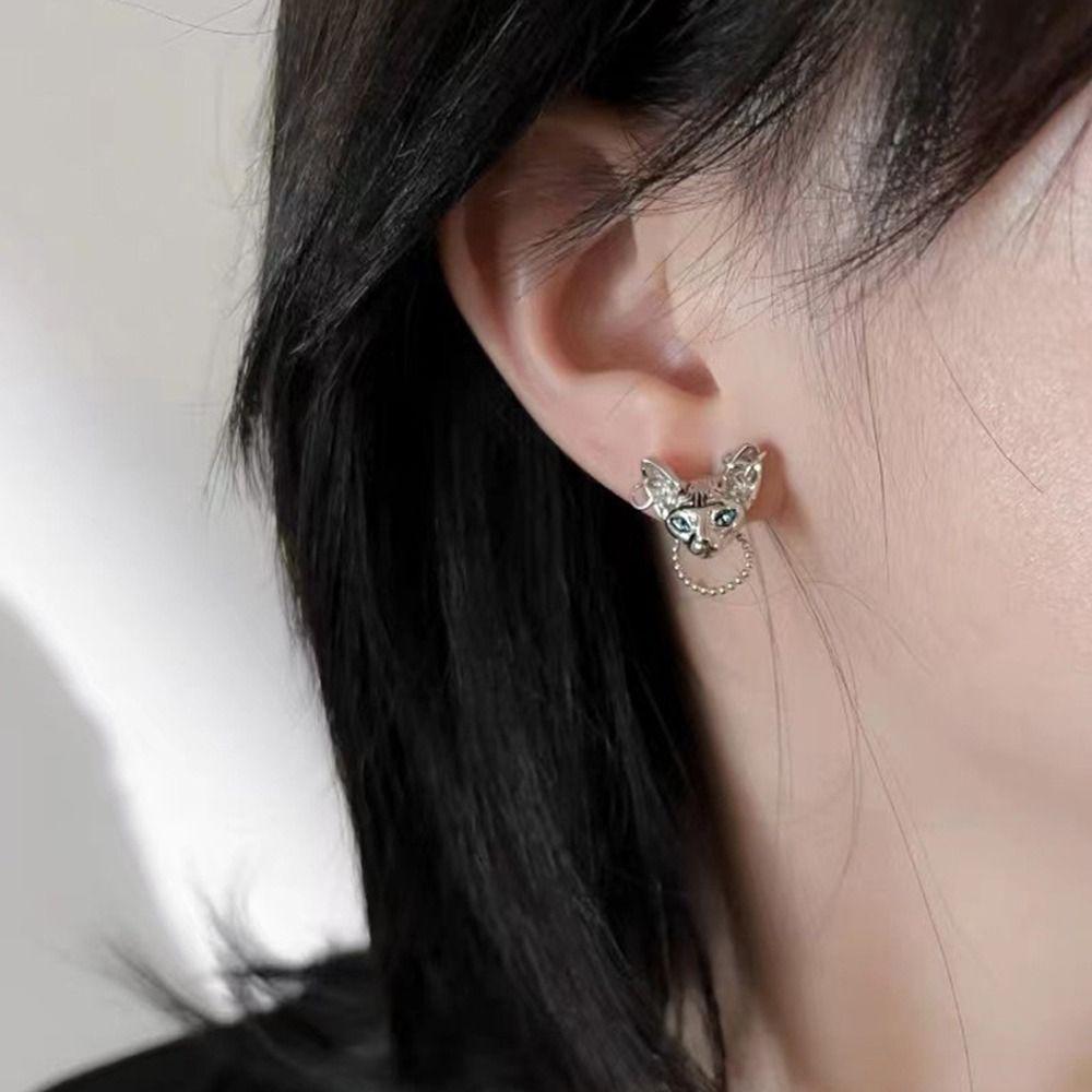 Fashion Jewelry Vintage Korean Style Earrings Women Gothic Earrings Girl Stud Earrings Ear Studs