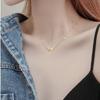Commuter simple ins wind little starfish pendant 925 sterling silver necklace women's European and American fashion jewelry