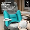 Press Type Inflatable Waist Pillow H Shape Waist Support Pad Soft Lumbar Cushion Long Flight