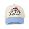 New Christmas themed baseball cap D digital printing snowman sun hat men's sun protection hat