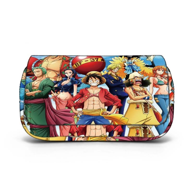 Новое поступление! Мультяшный пенал One Piece для студентов, прочный полиэстер