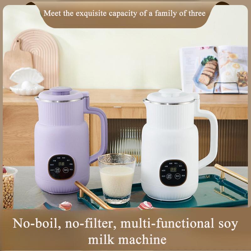 Новая машина для разрушения стенок, машина для производства соевого молока с сенсорным экраном, полностью автоматическая, приготовление сои, бесплатная фильтрация, бесплатное бытовое использование