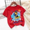 Kawaii Tshirts for Children Cartoon Number Printed Short Sleeved Shirt Boys Summer Fashion Tshirt Birthday Gifts