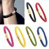 Jewelry Unisex Wristband Trendy Alloy Button For Loves Braided Men Women Leather Bangle Gift Bracelets Unique