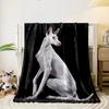 White Ibizan Hound Blanket bedroom Blanket for Livingroom Couch lunch break Soft throw for Friend's festival Gift