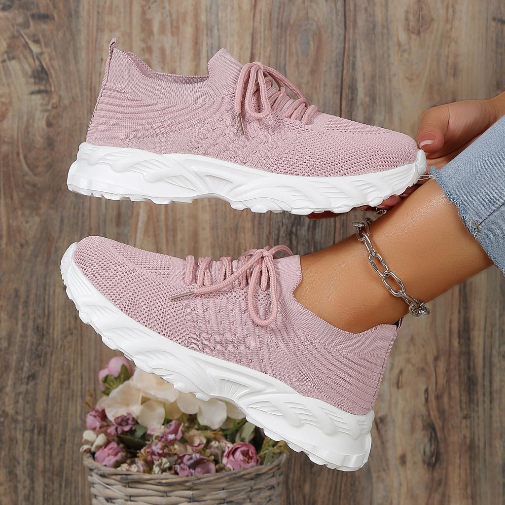 Fashion Solid Color Casual Sneakers Women's Comfortable Tennis Shoes Lightweight Sneakers Women's 2024 New Vulcanized Shoes