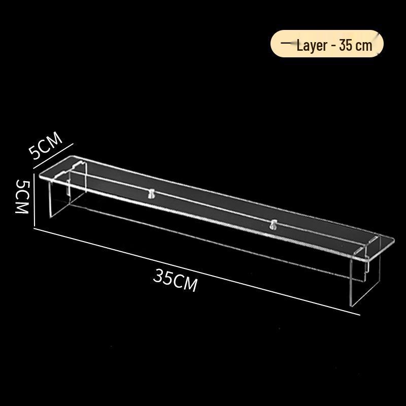 Crystal Clear Multi-Tier Figurine Display Stand for Dolls & Blind Boxes