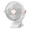 Powerful Wind Clip-On Mini Fan: Rechargeable, Long Battery Life, 3-in-1 Design for Home & Office Circulation F50