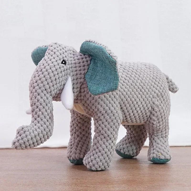 Писклявые игрушки для домашних животных для средних и больших собак, плюшевые игрушки для жевания в виде щенков для больших собак, аксессуары для собак в форме животных, львы, динозавры, товары для домашних животных