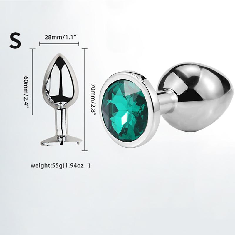 Мини Анальная пробка Игрушки для взрослых Для мужчин Женщин Анальная пробка Металл Эротика Интимная Эротика Секс-игрушки Пары Товары для взрослых XXS XS SML