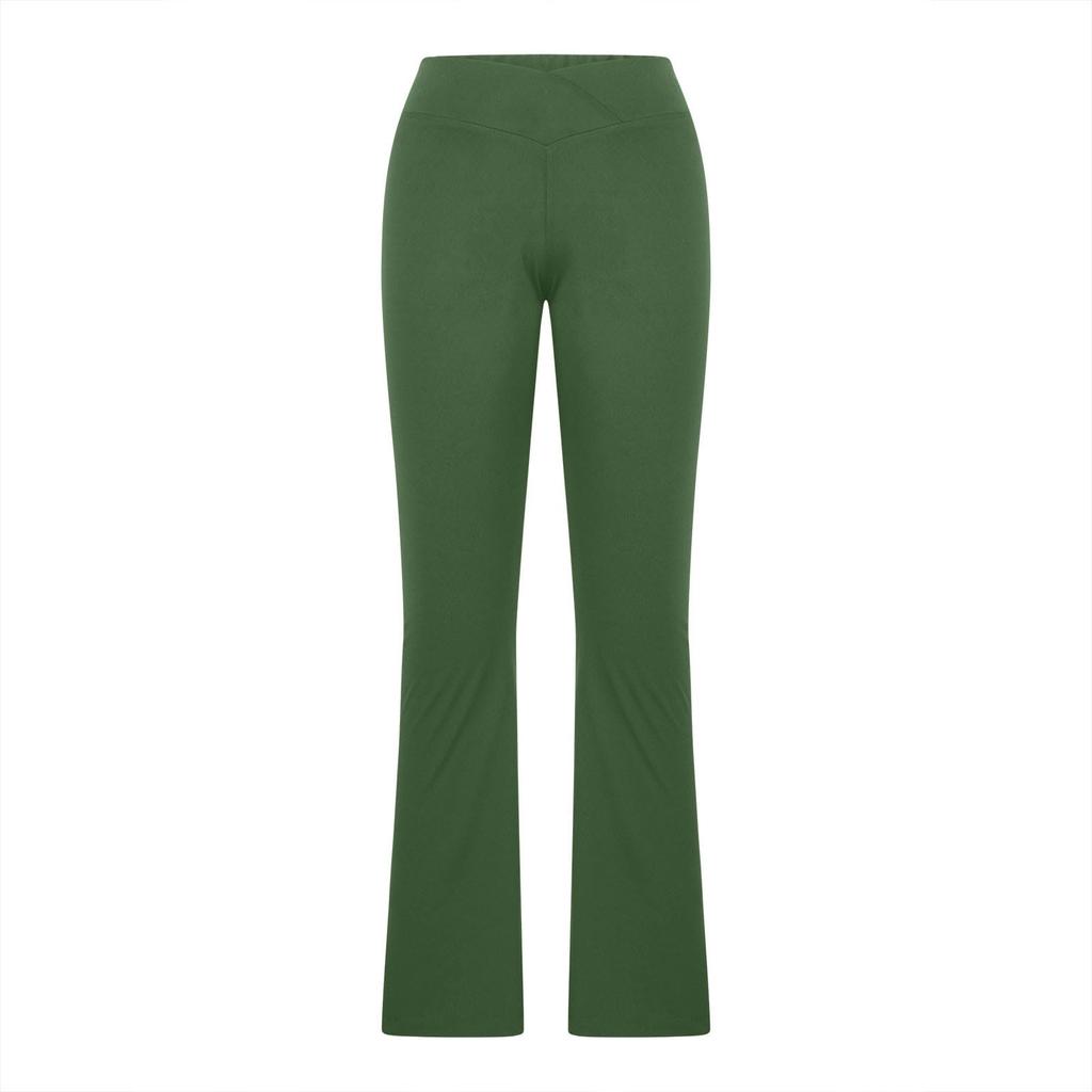Flared Leggings For Women Strech Bootcut Yoga Pants High Wasit Elastic Workout Pants Wide Leg Dress Pants