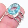 Swiss Blue Topaz Gemstone 925 Sterling Silver Jewelry Ring Size 6